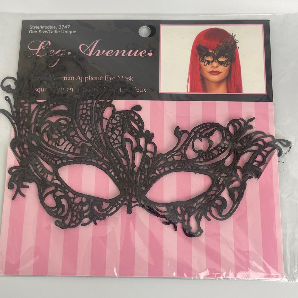 Black Lace Sexy Eye Mask Party Masquerade Mask Costume Party For Women, 1pc Mask - Picture 2 of 8